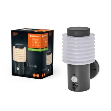 Endura Applique murale Luminaires Ledvance LED Gris, 1 lumière