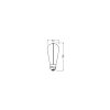 Luminaires Osram E27 LED 2.2 Watt blanc chaud 60 Lumen