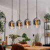 Vevino Suspension Chrome, Clair, 4 lumières