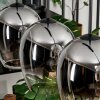 Vevino Suspension Chrome, Clair, 4 lumières