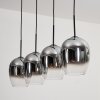 Vevino Suspension Chrome, Clair, 4 lumières