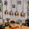 Vevino Suspension Chrome, Clair, 4 lumières