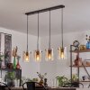 Parane Suspension Ambre, Clair, 4 lumières