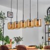 Lauden Suspension Ambre, 5 lumières