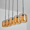 Lauden Suspension Ambre, 5 lumières