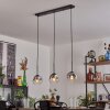 Ripoll Suspension Clair, Fumé, 3 lumières