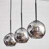 Ripoll Suspension Chrome, Fumé, 3 lumières