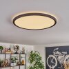 Endrup Plafonnier LED Noir, 1 lumière