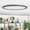 Endrup Plafonnier LED Noir, 1 lumière