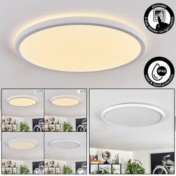 Endrup Plafonnier LED Blanc, 1 lumière