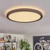 Endrup Plafonnier LED Noir, 1 lumière