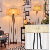 Sabadim Lampadaire beige, 1 lumière