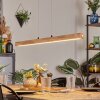 Carbellino Suspension LED Écru, Noir, 1 lumière