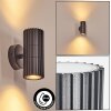 Cidral Lampe murale d´extérieur, Luminaire Up & Down Noir, 2 lumières