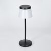 Algeraz Lampe de table d'extérieur, Lampe à poser LED Noir, 1 lumière