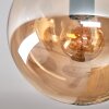 Gastor Plafonnier, Boule lumineuse Ambre, 3 lumières