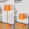 Belece Lampe de table d'extérieur, Lampe à poser LED Orange, 1 lumière