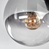 Gastor Plafonnier, Boule lumineuse Clair, Fumé, 9 lumières