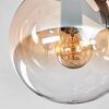 Gastor Plafonnier, Boule lumineuse Ambre, Clair, 9 lumières