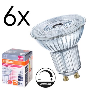 GU10 LED 3.4 Watt blanc chaud dimmable 230 Lumen