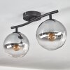 Gastor Plafonnier, Boule lumineuse Clair, Fumé, 2 lumières