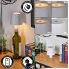 Salgadinho Lampe de table d'extérieur, Lampe à poser LED Blanc, 1 lumière