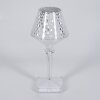 Style champignon  Balsa Lampe à poser, Liseuse LED Transparent, 1 lumière