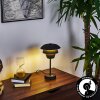 Lampe de table Wacissa Noir, 1 lumière, Changeur de couleurs