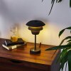 Lampe de table Wacissa Noir, 1 lumière, Changeur de couleurs