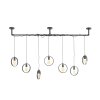 Pendelleuchte Suspension Anthracite, 7 lumières