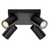 Spot Plafonnier Luminaires Ledvance LED Noir, 4 lumières