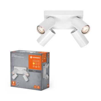 Spot Plafonnier Luminaires Ledvance LED Blanc, 4 lumières