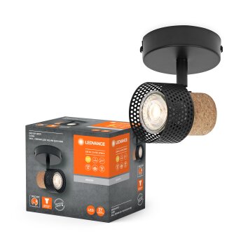 Spot Plafonnier Luminaires Ledvance LED Noir, 1 lumière