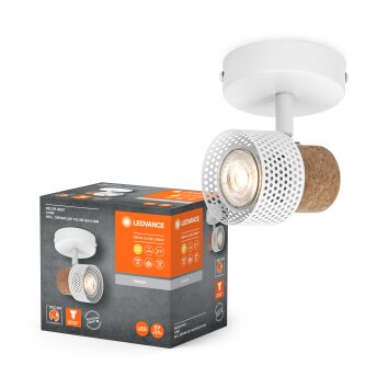 Spot Plafonnier Luminaires Ledvance LED Blanc, 1 lumière