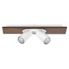 Spot Plafonnier Luminaires Ledvance LED Couleur bois, Blanc, 2 lumières