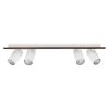 Spot Plafonnier Luminaires Ledvance LED Couleur bois, Blanc, 4 lumières