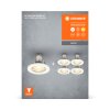 Set Spot encastrable au plafond Luminaires Ledvance LED Blanc, 5 lumières