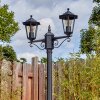 Loria Luminaire extérieur, Réverbère, Eclairage de chemin Noir, 2 lumières