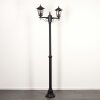 Loria Luminaire extérieur, Réverbère, Eclairage de chemin Noir, 2 lumières