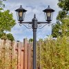 Loria Luminaire extérieur, Réverbère, Eclairage de chemin Noir, 2 lumières