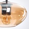 Mertola Suspension, Boule lumineuse Noir, 3 lumières