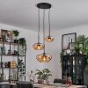 Mertola Suspension, Boule lumineuse Noir, 5 lumières