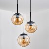 Gastor Suspension, Boule lumineuse 30 cm Ambre, 3 lumières