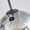 Soutinho Suspension, Boule lumineuse Clair, Fumé, 4 lumières