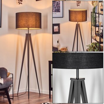 Flemming Lampadaire Noir, 1 lumière