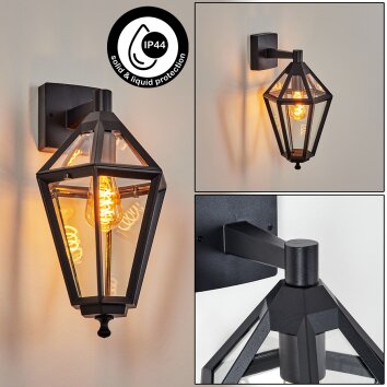 Falfosa Lampe murale d´extérieur Noir, 1 lumière