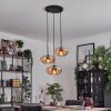 Mertola Suspension, Boule lumineuse Noir, 3 lumières