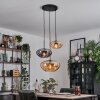 Mertola Suspension, Boule lumineuse Noir, 3 lumières