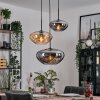 Mertola Suspension, Boule lumineuse Noir, 3 lumières