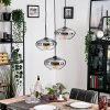 Mertola Suspension, Boule lumineuse Noir, 3 lumières